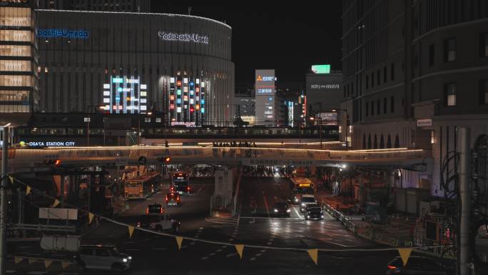 日本城市夜景大阪站