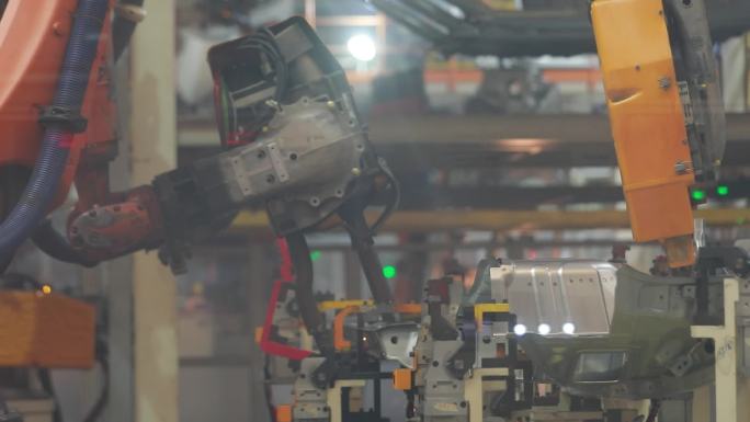 汽车制造生产线智能制造机器臂整装焊接6