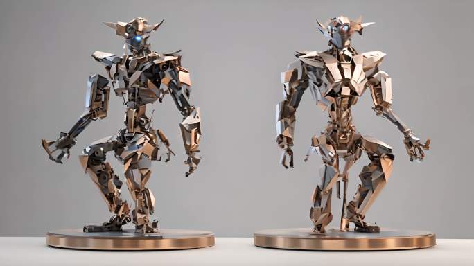 机器人雕塑展示
