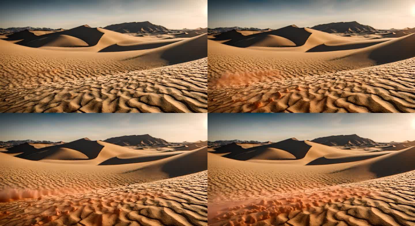 干旱干燥沙漠化的土地全球气候变化