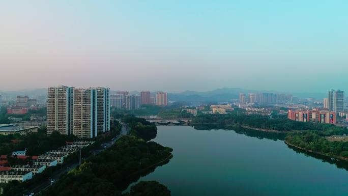 相思湖全景