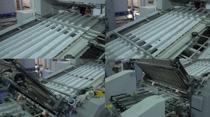 快速运行中的印刷厂机器设备2