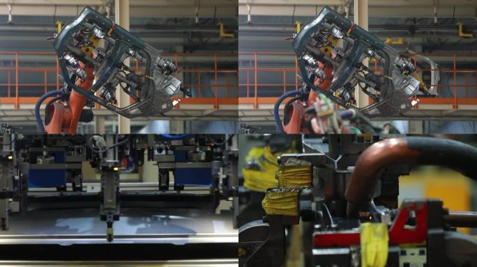 汽车制造生产线智能制造机器臂整装焊接8