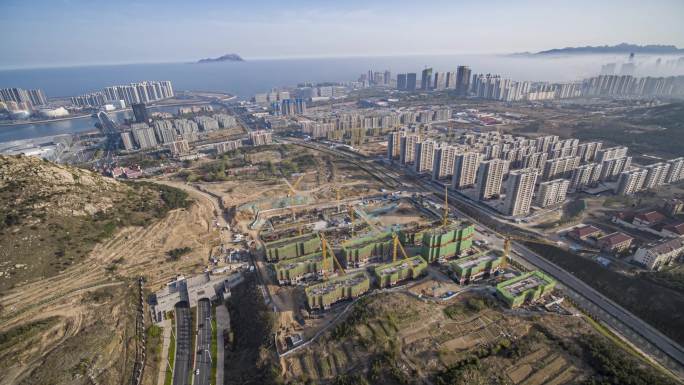 建筑工地 房地产开发 城市开发 沿海城市