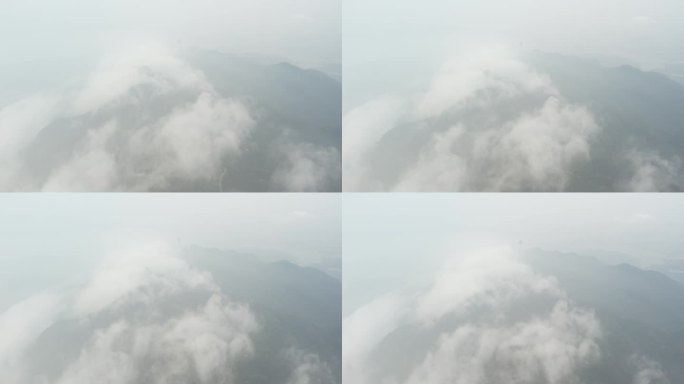 雾蒙蒙的深圳梧桐山