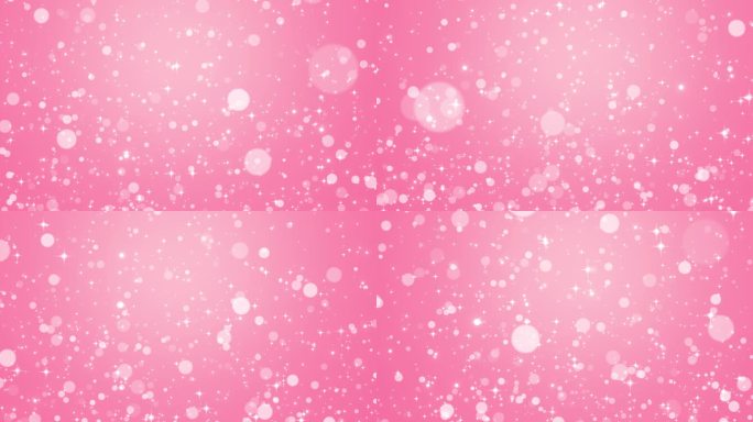4k循环浪漫粉色粒子光斑背景