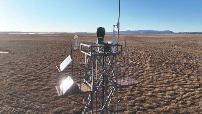 高原湿地环境监测站 生态监测站环境监测塔