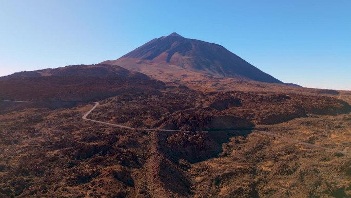 Pico del Teide令人难以置信的鸟瞰图