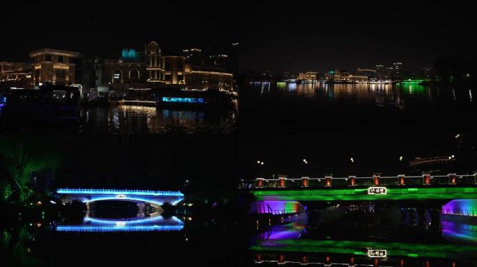 亮马河 北京夜景