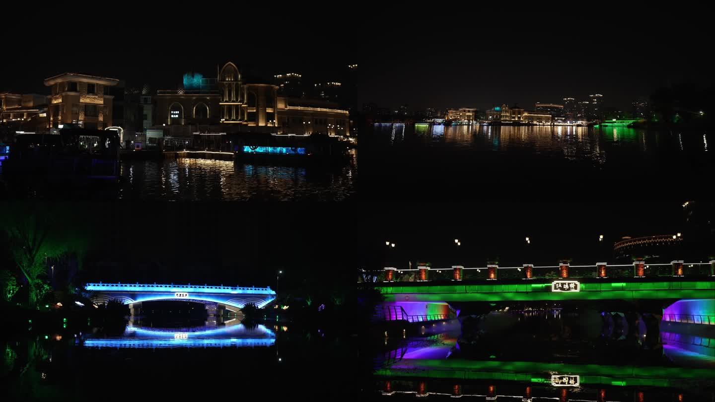 亮马河 北京夜景