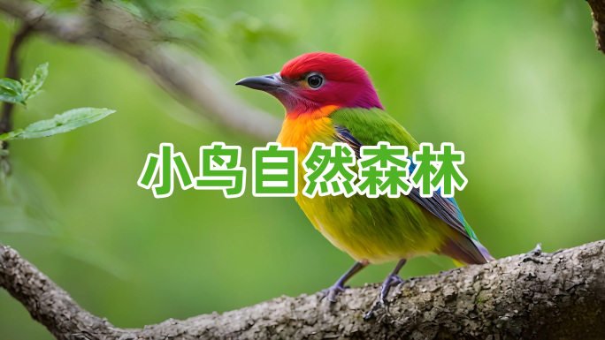 【合集】七星瓢虫鸟小鸟自然森林树林