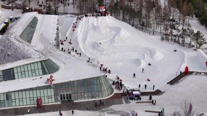 吉林省长白山二道白河镇雪绒花公园景区