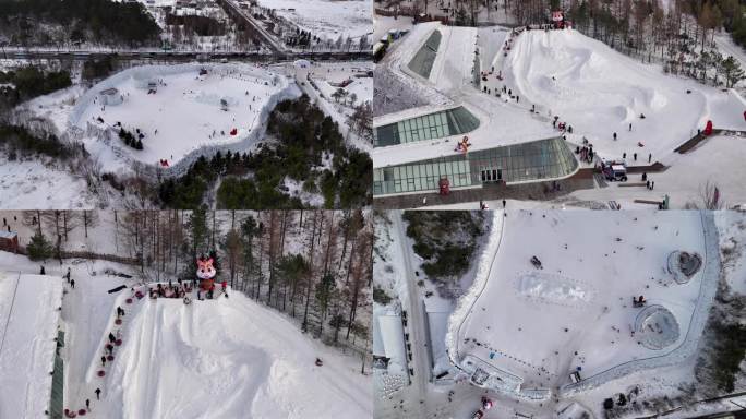 吉林省长白山二道白河镇雪绒花公园景区