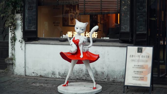 猫女雕塑雕像