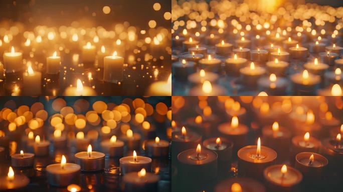 烛光 烛火 蜡烛 酥油灯 祈福 祈祷