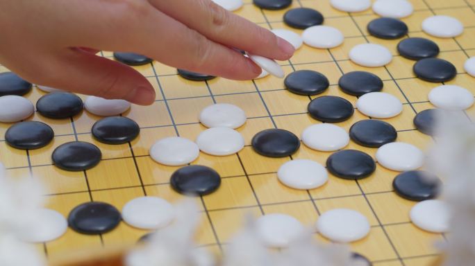 品茶喝茶下围棋看书