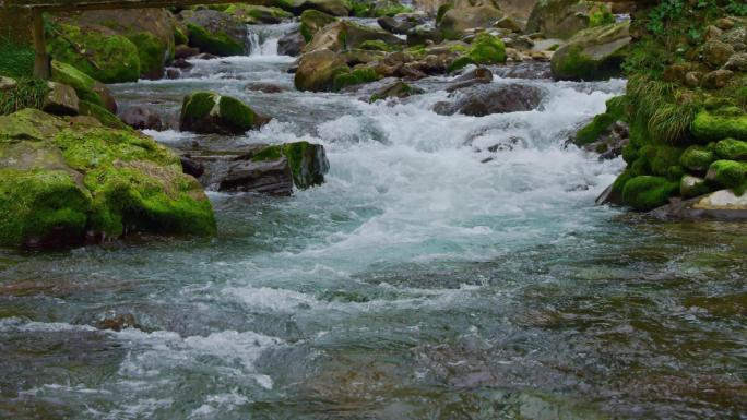大自然各种泉水小河溪流流水