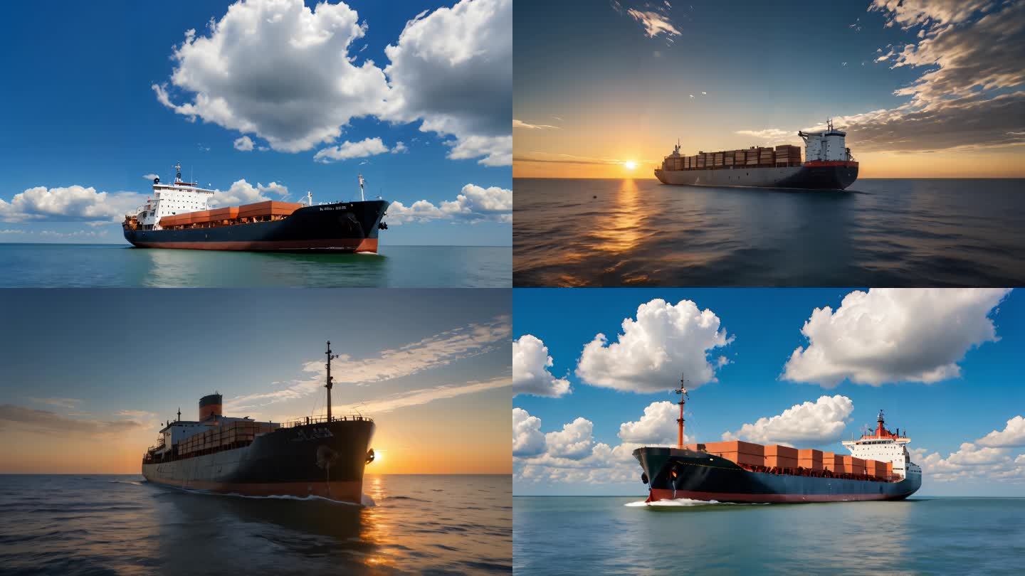 集装箱货船跨境运输