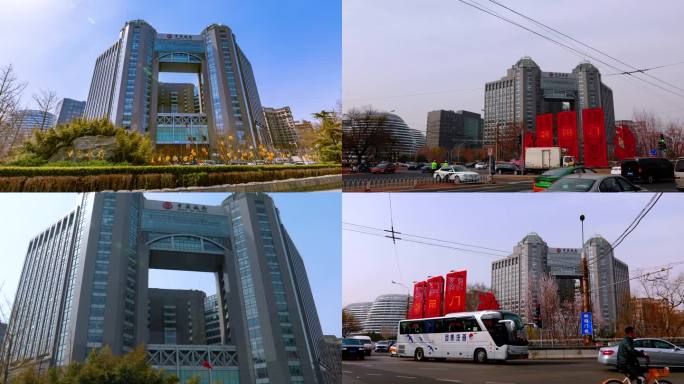 4K中国银行大楼延时空镜实拍