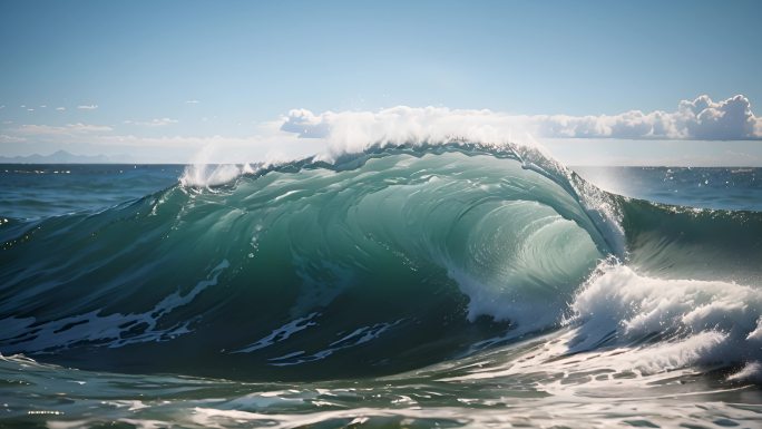 海浪巨浪海边海岸