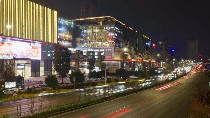 【原创】重庆城市夜晚人流车流延时车水马龙