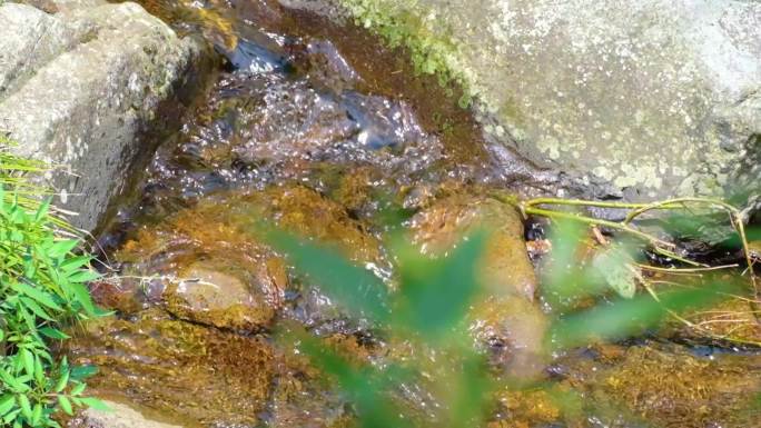 河边流水河流河水小溪山泉泉水水流升格大自