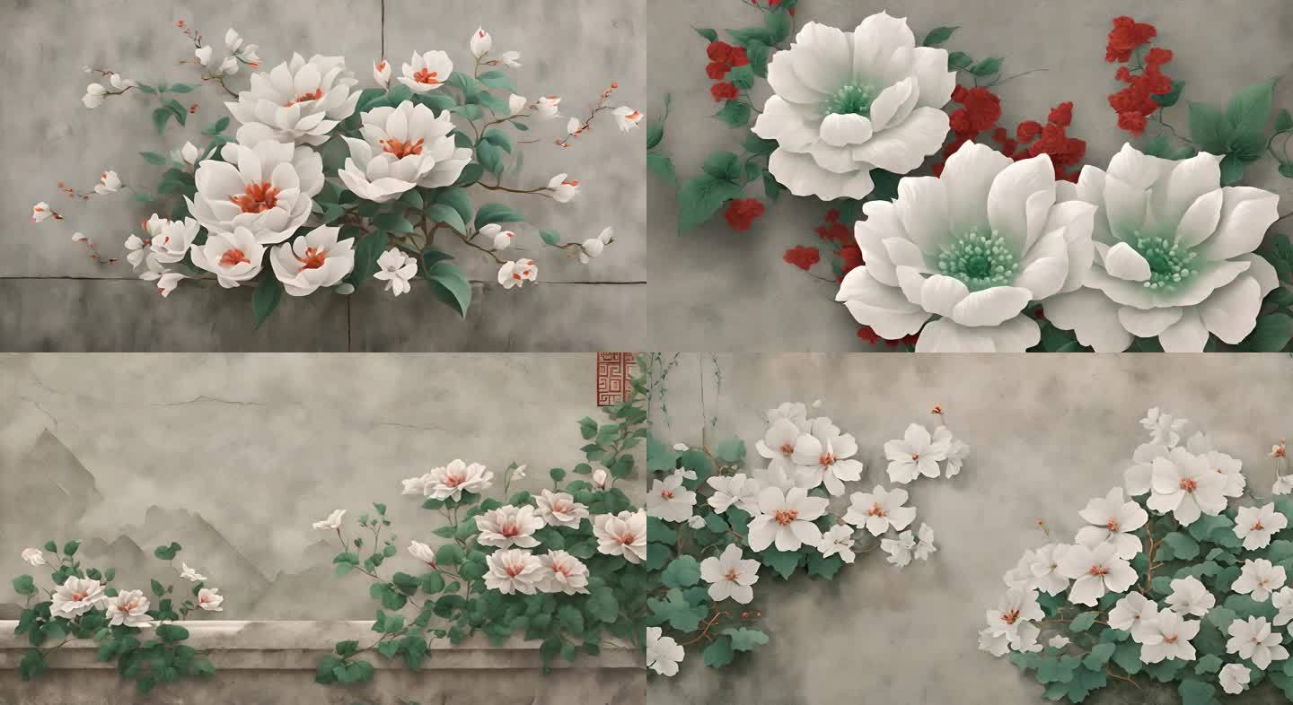 白色玫瑰花鲜花花朵