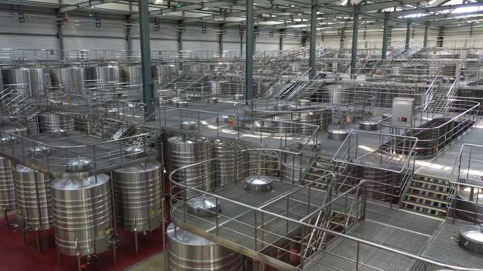 大型不锈钢葡萄酒发酵罐 葡萄酒生产基地