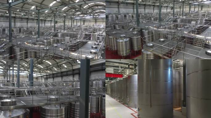 大型不锈钢葡萄酒发酵罐 葡萄酒生产基地