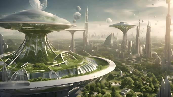 未来科幻建筑城市