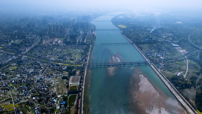 四川夹江青衣江地标