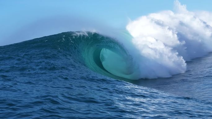 海洋巨浪海浪翻滚浪花波涛汹涌多镜头