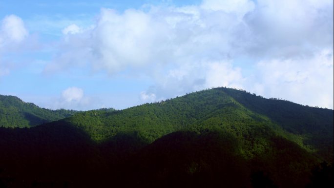 秦岭 云雾流动 延时