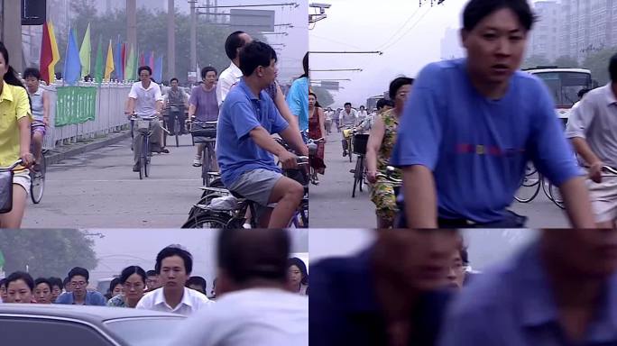 90年代 北京自行车人潮