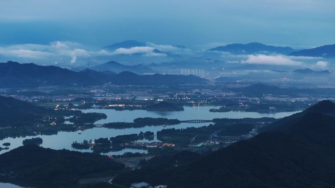 湘湖夜景
