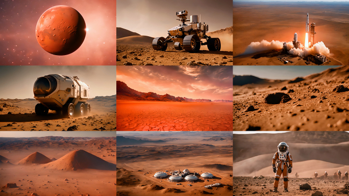 火星基地开发太空探索