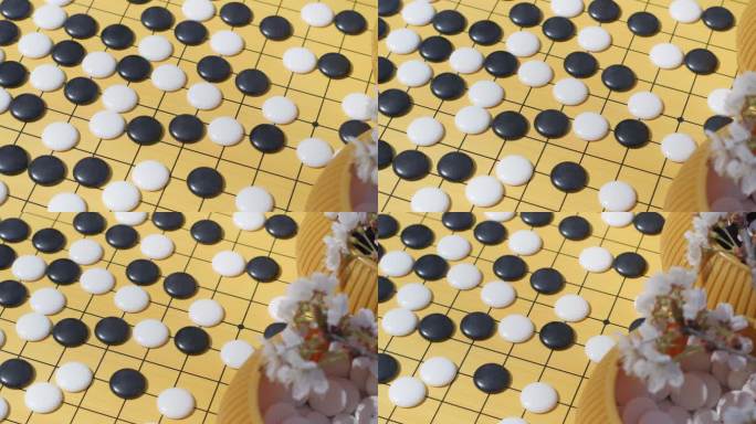 品茶喝茶下围棋看书