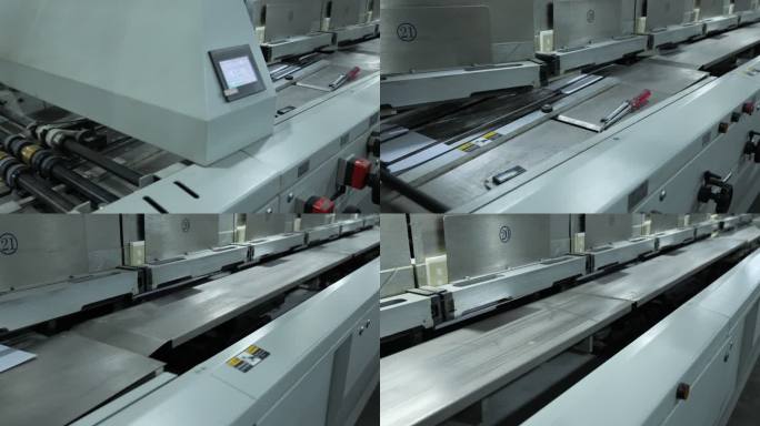 印刷厂里纸张运输裁剪流水线设备9