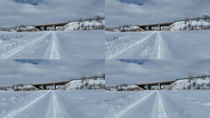 冰雪道路雪路