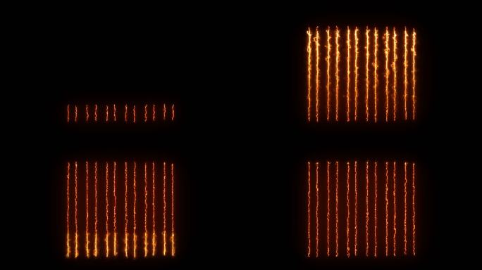 橙色科技电流光线saber线条