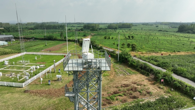 气象监测仪器 农业气象监测 气象监测航拍