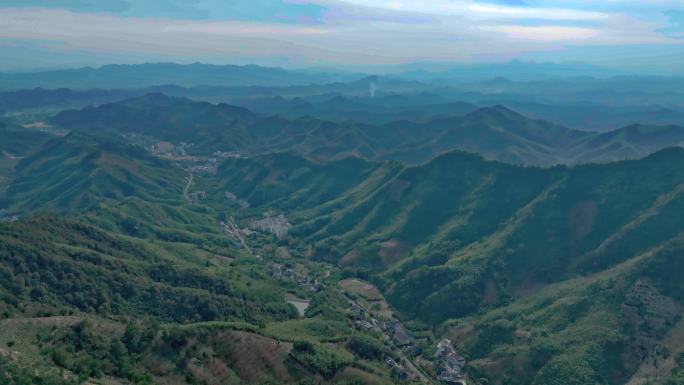 浙江天目山植被山川水墨山川