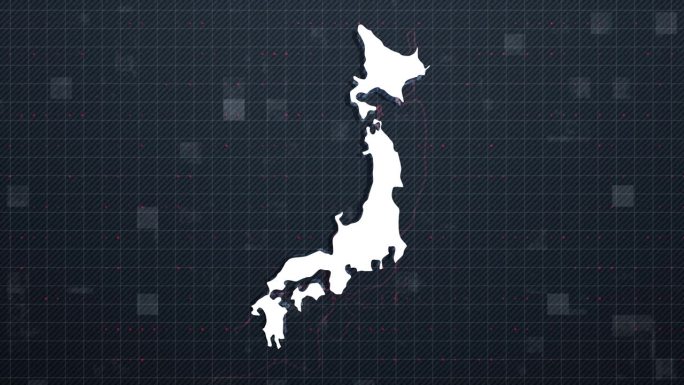 日本地图4K分辨率