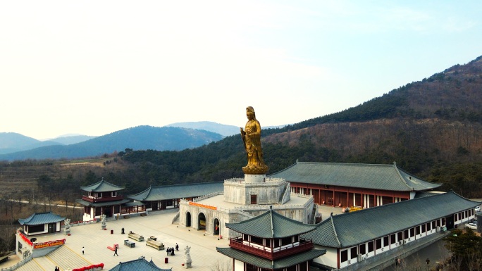 大连横山寺航拍