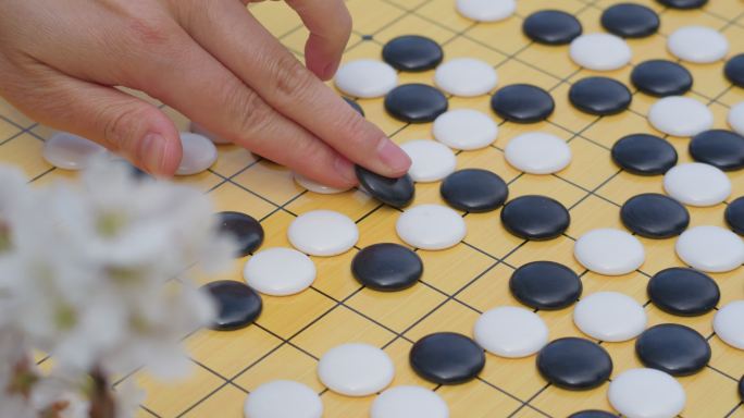 品茶喝茶下围棋看书