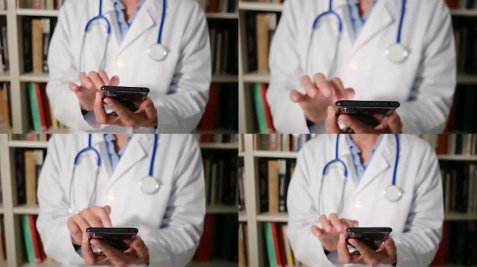 医生通过虚拟医疗检查、平板电脑和电话，通过数字设备提供专家建议和开药。