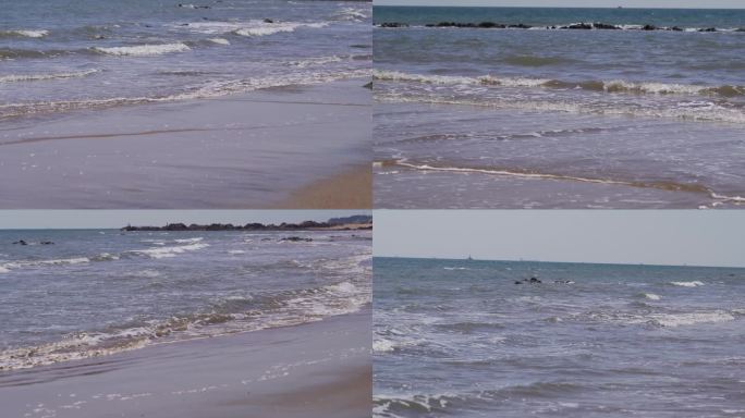 4k 海浪 意境 海滩 海水