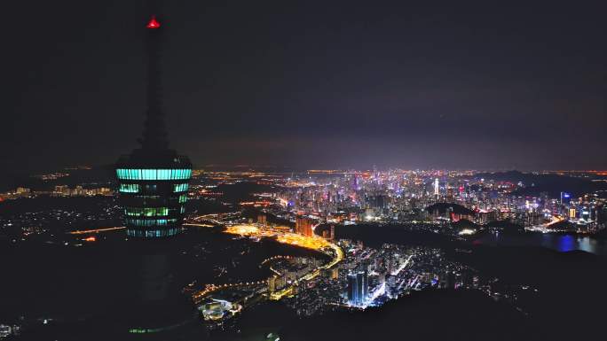 深圳夜景-梧桐山