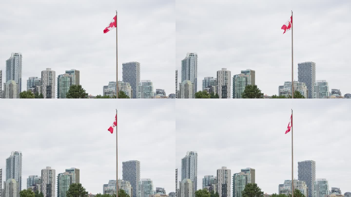 Canadian Flag in Vancouver, BC