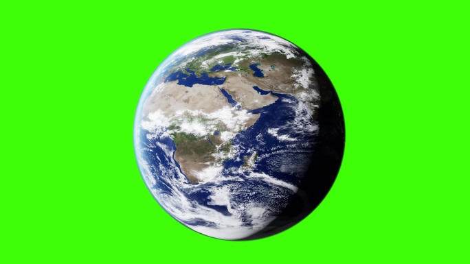 地球 绿幕